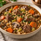 Classic Stovetop Beef and Barley Stew