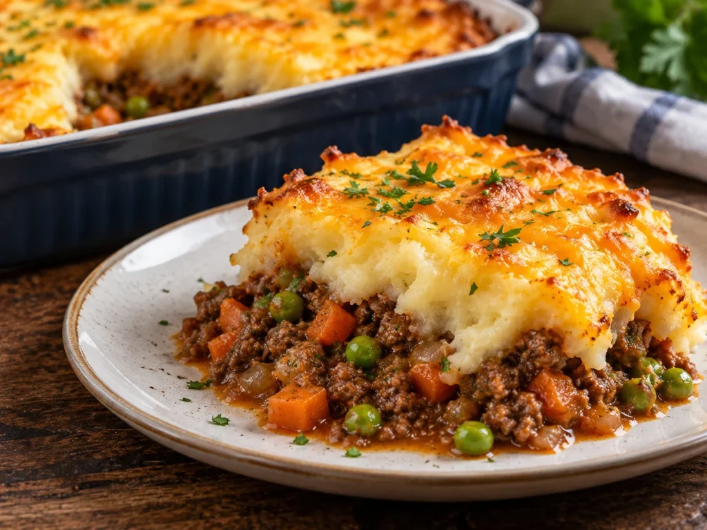 Cottage Pie with Cheddar Mash