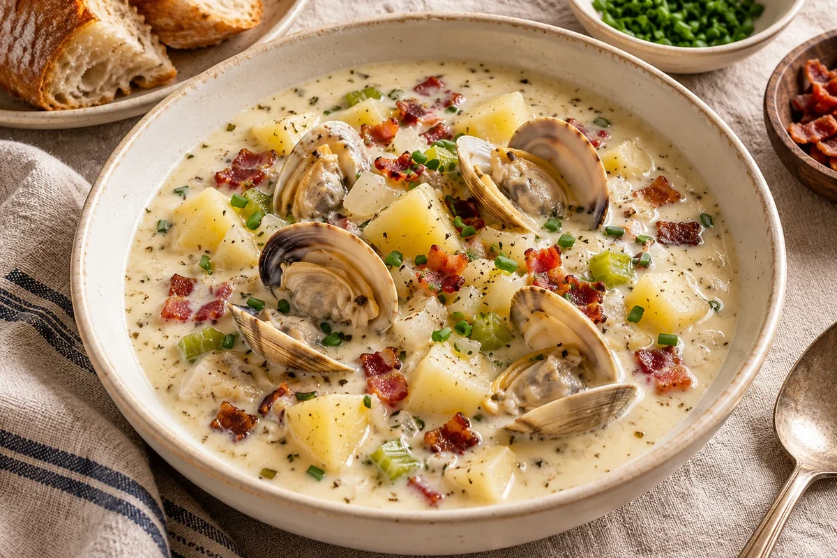 Creamy New England Clam Chowder