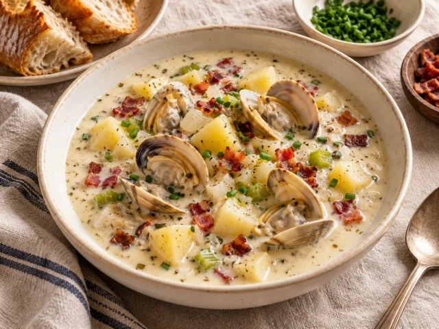 Creamy New England Clam Chowder