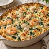 Creamy Seafood Baked Ziti