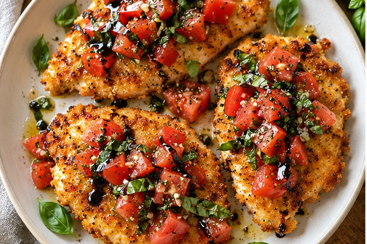 Crispy Bruschetta Chicken for Busy Nights
