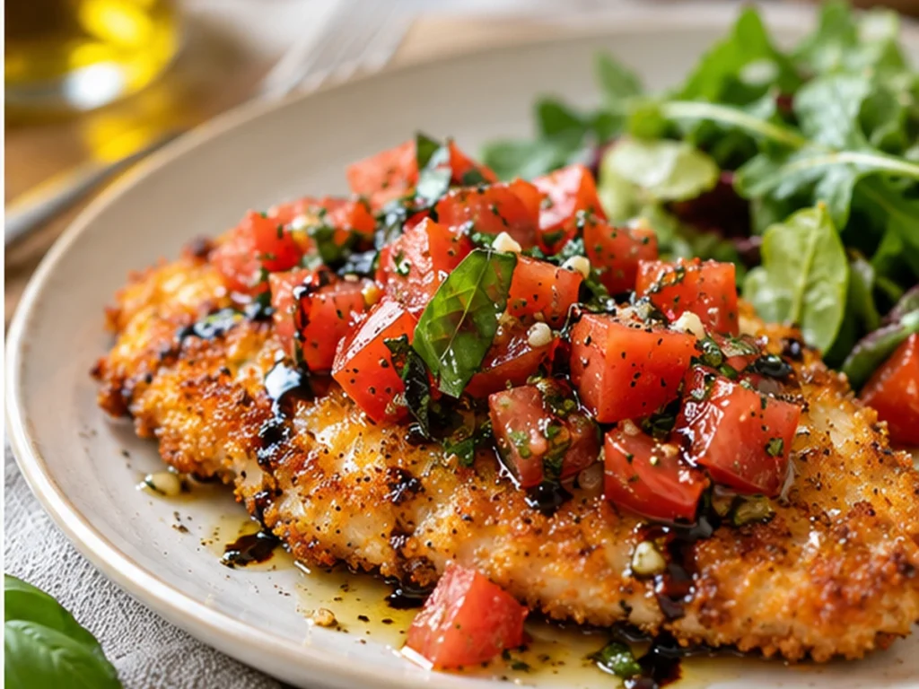 Crispy Bruschetta Chicken for Busy Nights