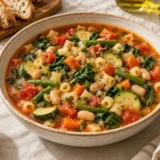 Garden Vegetable Minestrone with White Beans
