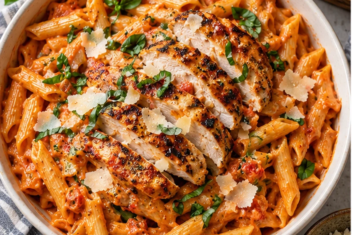 Grilled Chicken Penne alla Vodka