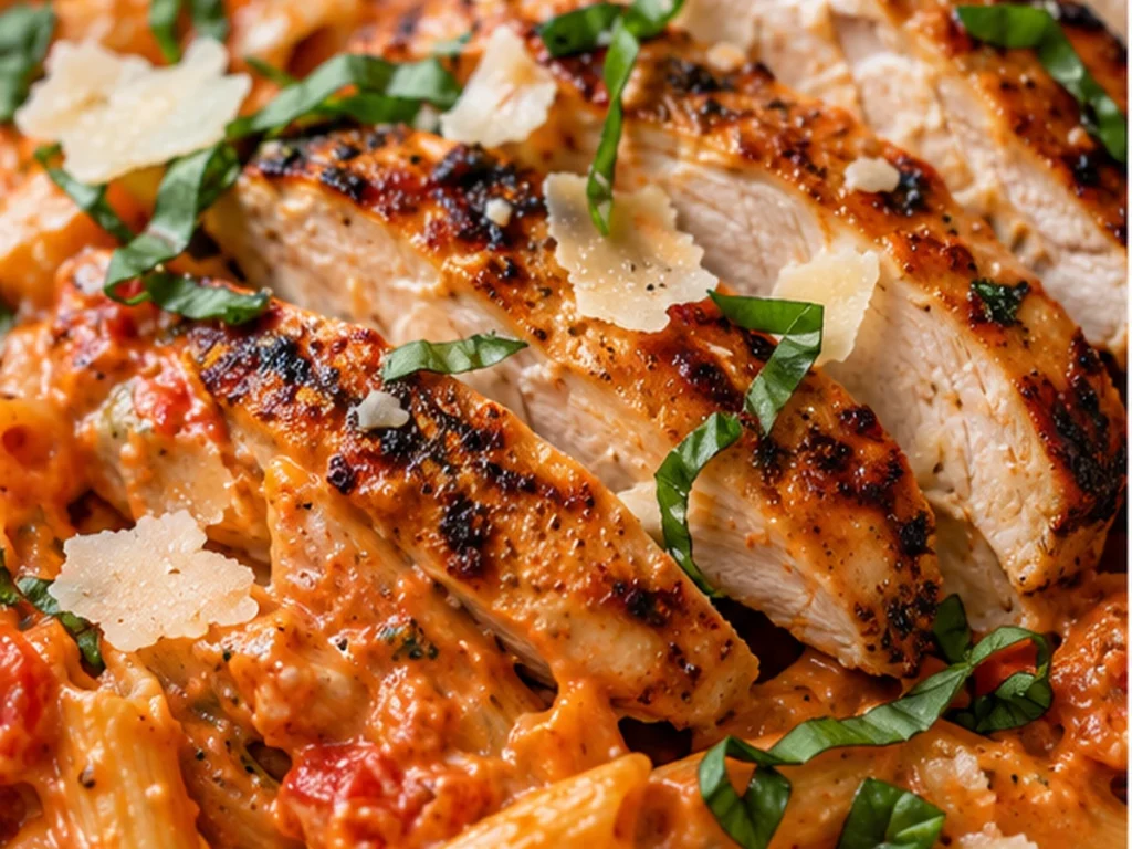 Grilled Chicken Penne alla Vodka