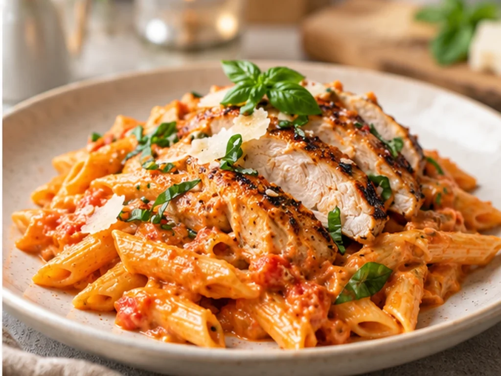 Grilled Chicken Penne alla Vodka