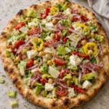 Italian Chopped Salad Pizza for an Easy Dinner