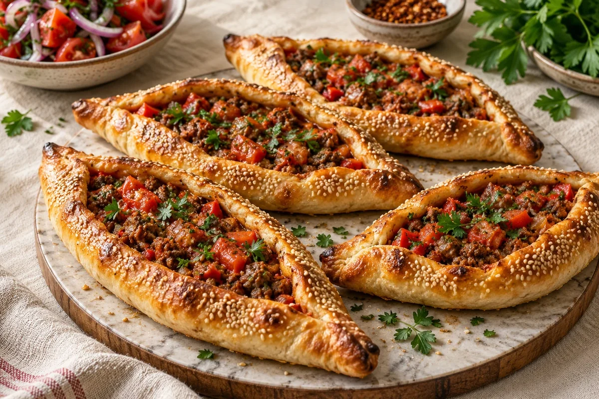 Mini Turkish Beef Pide