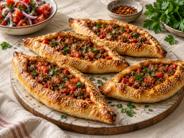 Mini Turkish Beef Pide