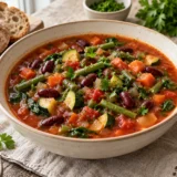 Rustic Red Bean Vegetable Soup
