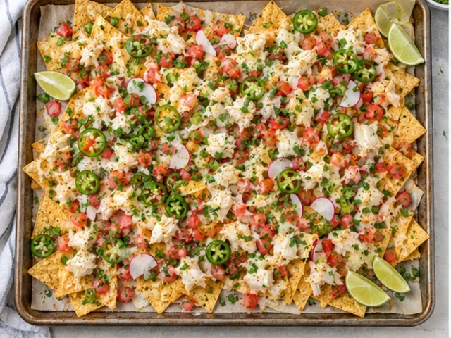 Sheet Pan Crab Nachos for Summer Dinner